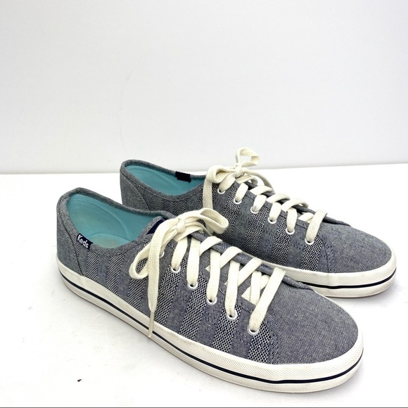 Keds Kickstart Denim Canvas Indigo Blue - Picture 2 of 10